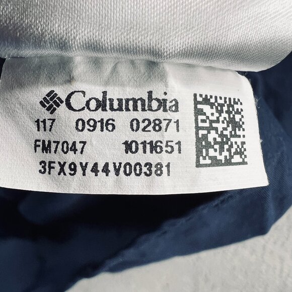 Columbia PFG Bahama II Men Shirt XXL Navy Blue Vent Fishing Omni Shade - Picture 9 of 12